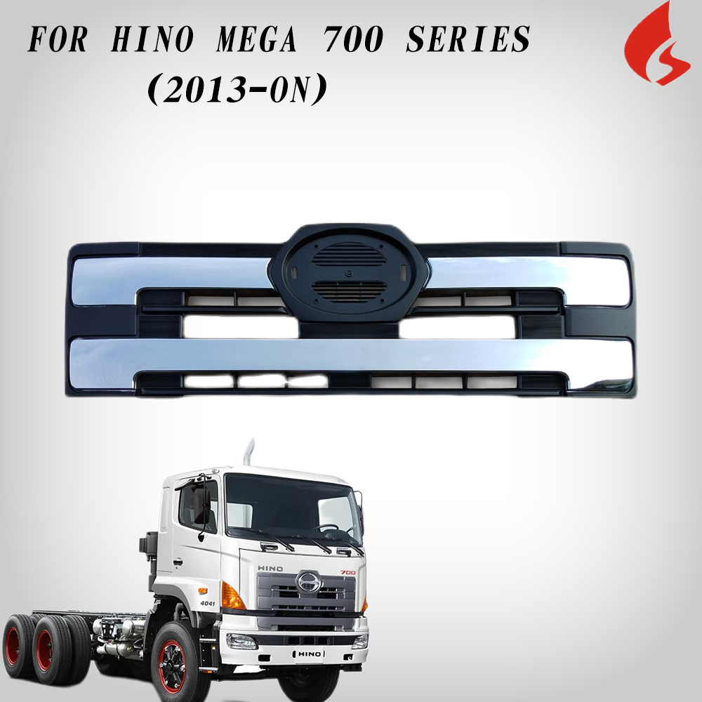 CHROME WITH BLACK GRILLE FOR HINO 700 SERIES (2003-ON)