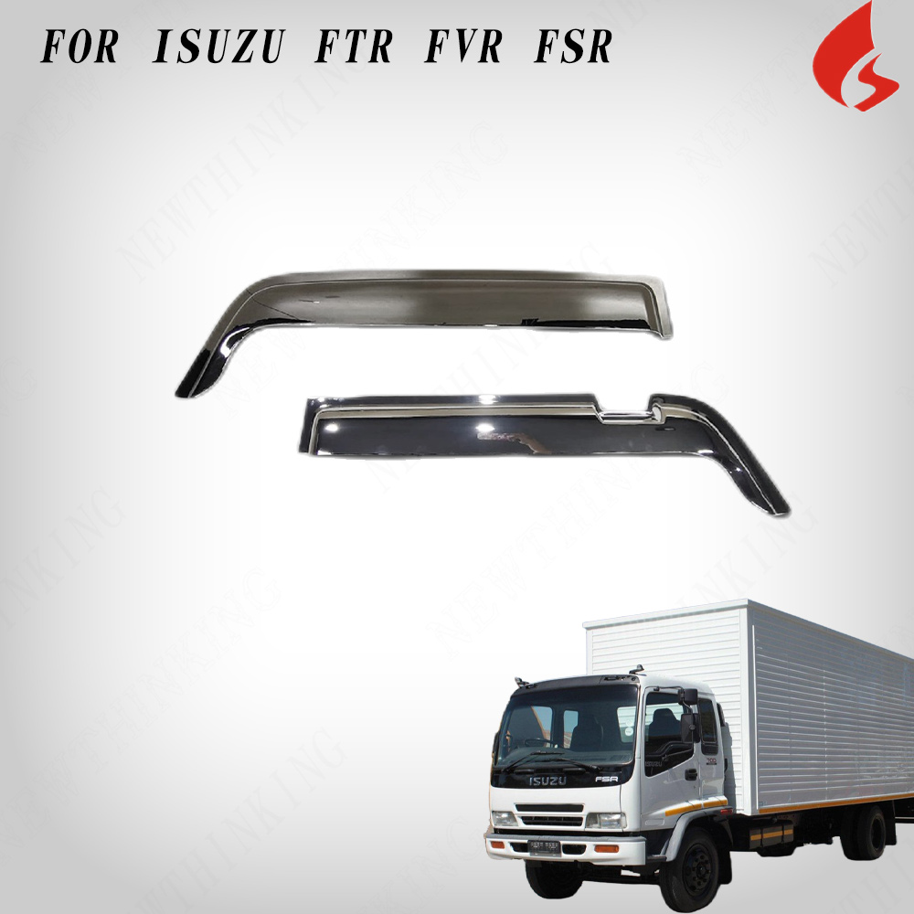 CHROME WEATHER RAINGUARD FOR ISUZU FVR/FTR/FSR