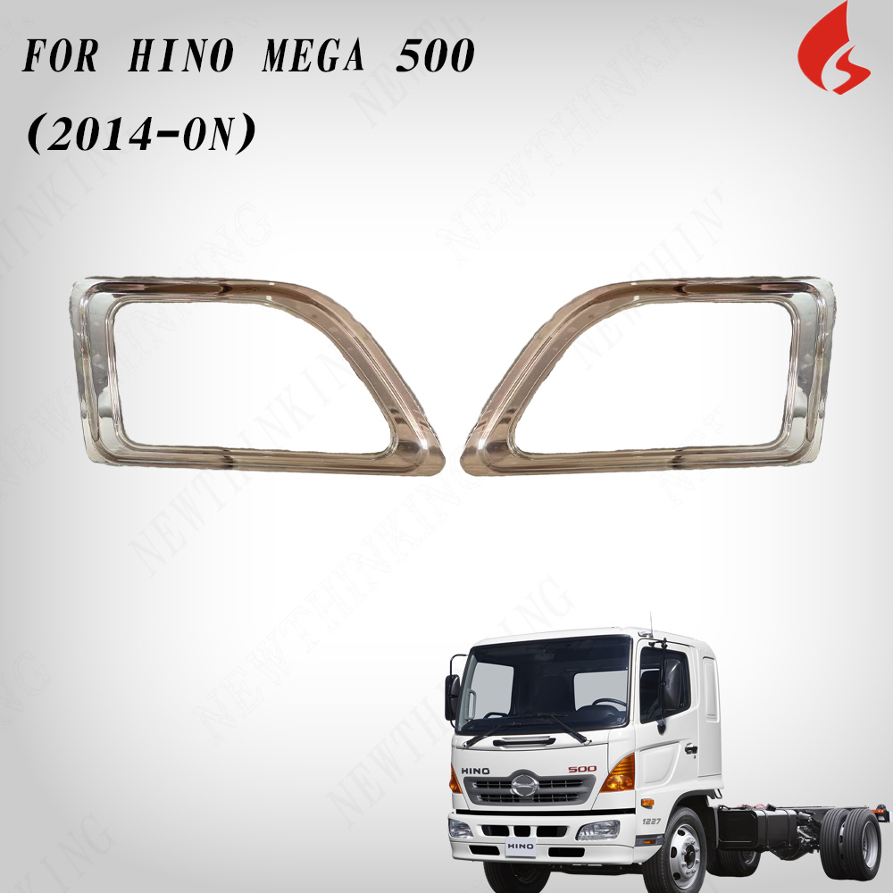 CHROME DOOR FRAME FOR HINO MEGA 500 (2014-ON)