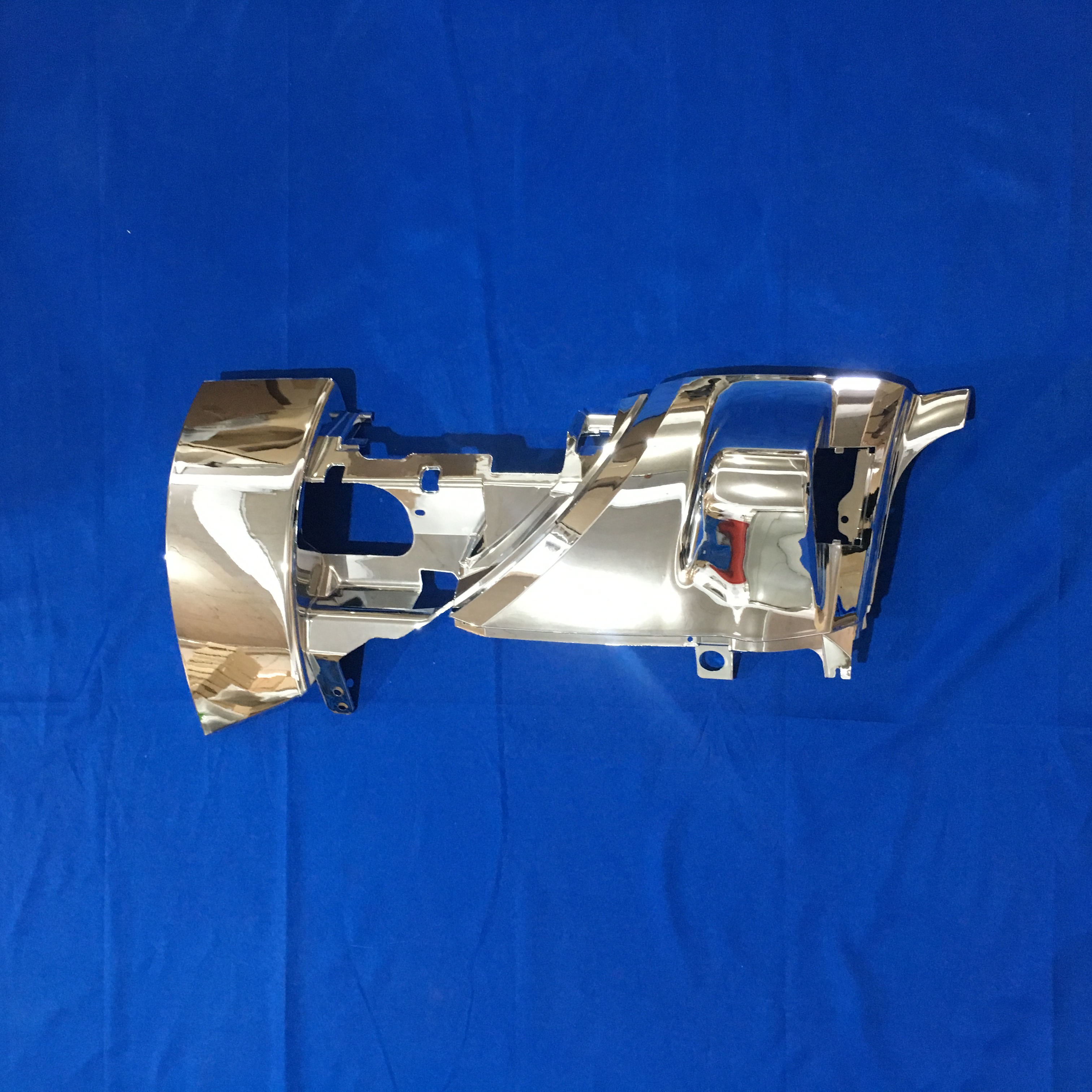 Elevate Your Hino Mega 500 with Radiant Silver Chrome-Plated Bumper Corners!
