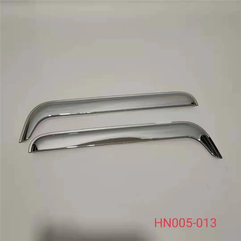 Truck accessories aftermarket for hino mage 700 chrome rain shield weather window