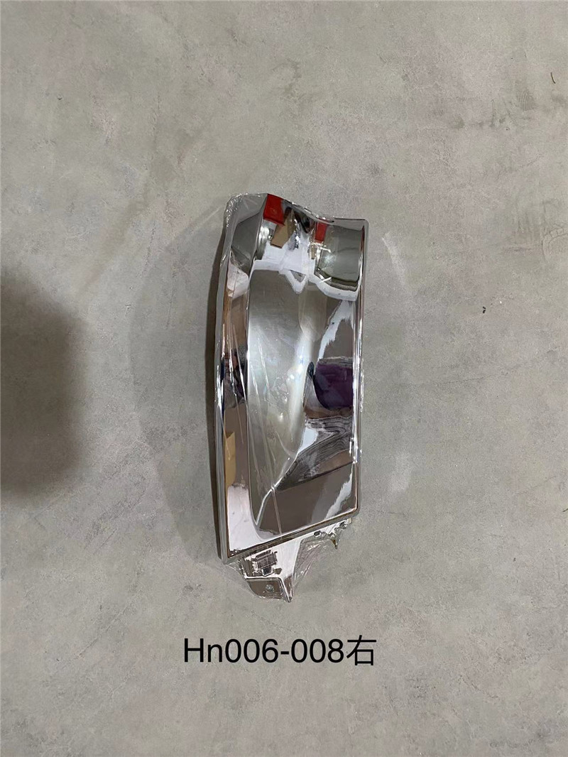 Truck accessories aftermarket for hino victor 500 chrome plated lower corner small corner