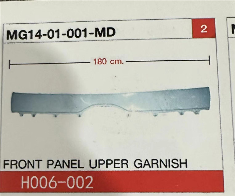 Truck parts aftermarket for hino victor 500 chrome front panel