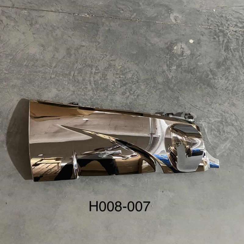Truck accessories aftermarket for hino dominator chrome plated corners