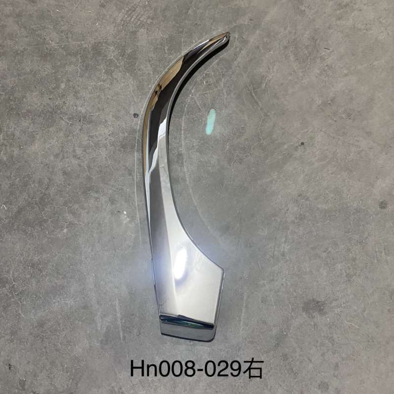 Truck accessories aftermarket for hino dominator chrome wheel fender decorative plate