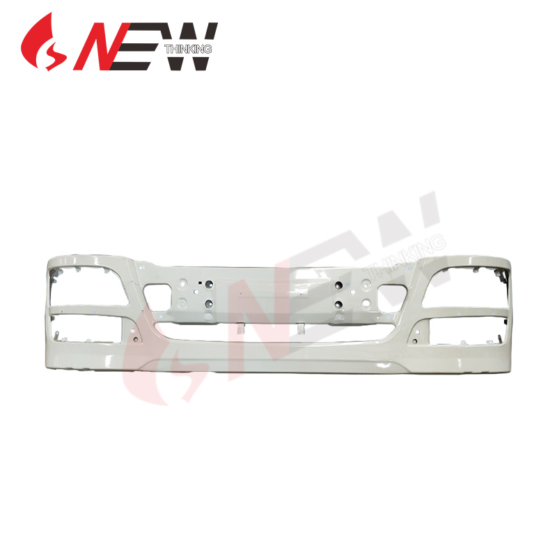 Sprayed white iron bumper 240cm for mitsubishi fuso f380 fuso fp510 35 tons fuso fp510 21 tons truck repair replacement aftermarket truck modification market Danyang New Thinking Auto Parts