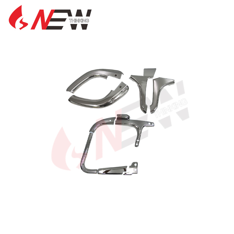 Chrome rear view mirror mirror stem decorative cover for mitsubishi fuso f380 fuso fp510 35 tons fuso fp510 21 tons truck repair replacement aftermarket truck modification market Danyang New Thinking 