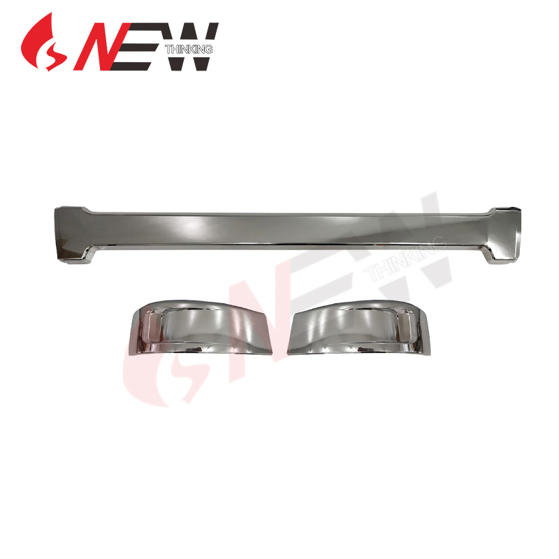 Chrome plated engine radiator hood lower trim panel for mitsubishi fuso f380 fuso fp510 35 tons fuso fp510 21 tons truck repair replacement aftermarket truck modification market Danyang New Thinking A