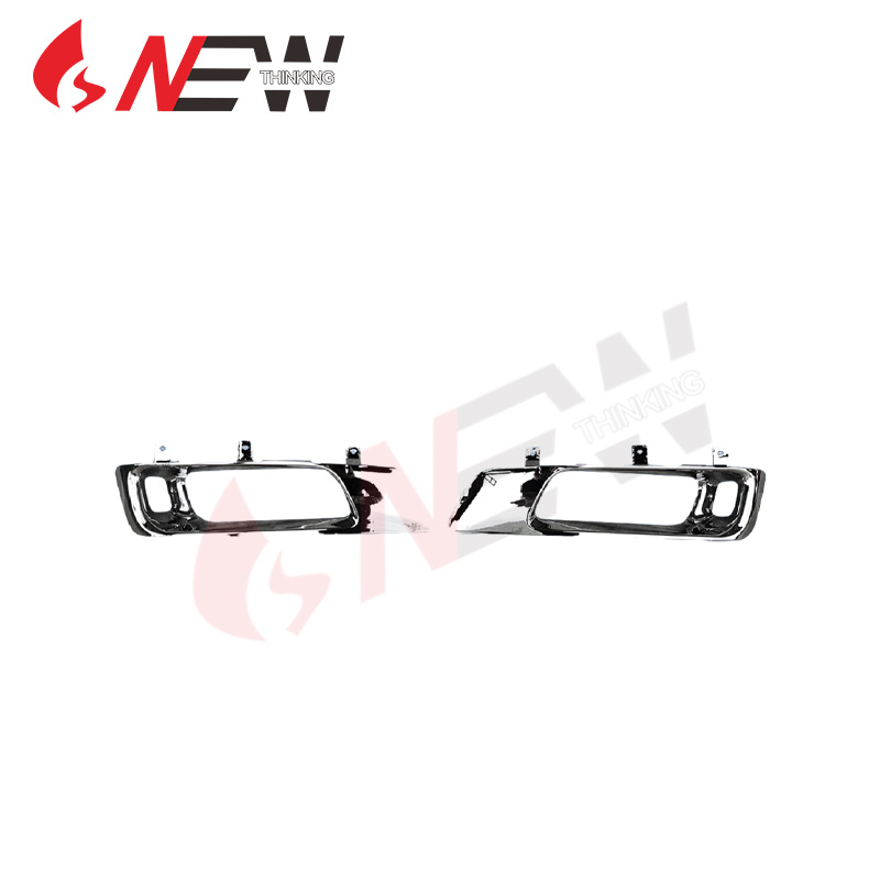 Chrome bumper fog light frame lower frame for mitsubishi fuso f380 fuso fp510 35 tons fuso fp510 21 tons truck repair replacement aftermarket truck modification market Danyang New Thinking Auto Parts