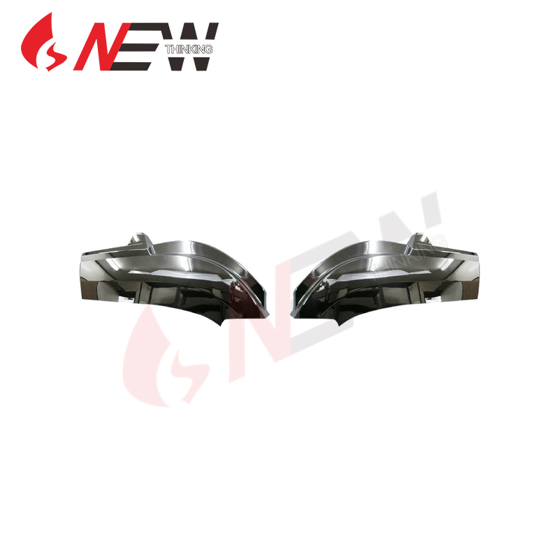 Chrome plated wheel eyebrows wheel chocks for mitsubishi fuso f380 fuso fp510 35 tons fuso fp510 21 tons truck repair replacement aftermarket truck modification market Danyang New Thinking Auto Parts